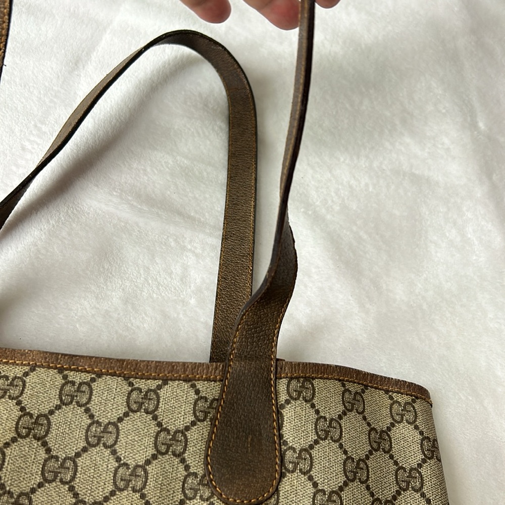 🖤Vtg 70s GUCCI GG Supreme Tote/Shoulder bag - Picture 9 of 17